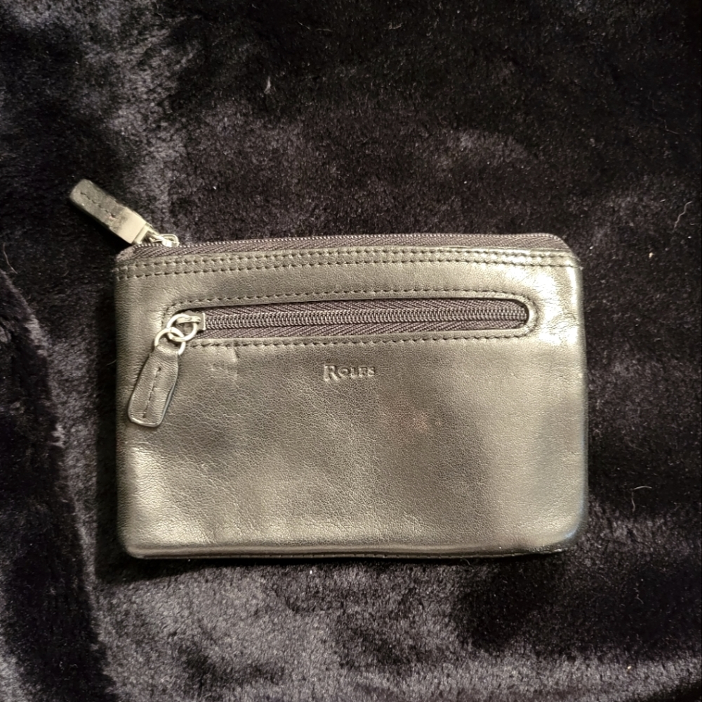 Roles classic leather coin purse. (33)